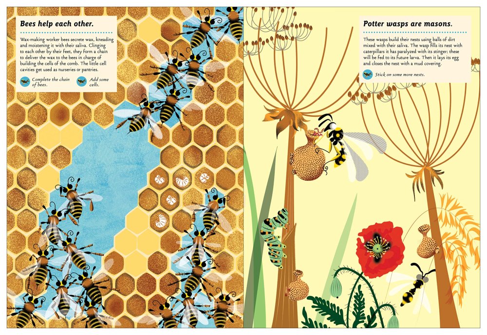 Chronicle Books Książka z naklejkami Pomysłowe zwierzęta - obrazek 3