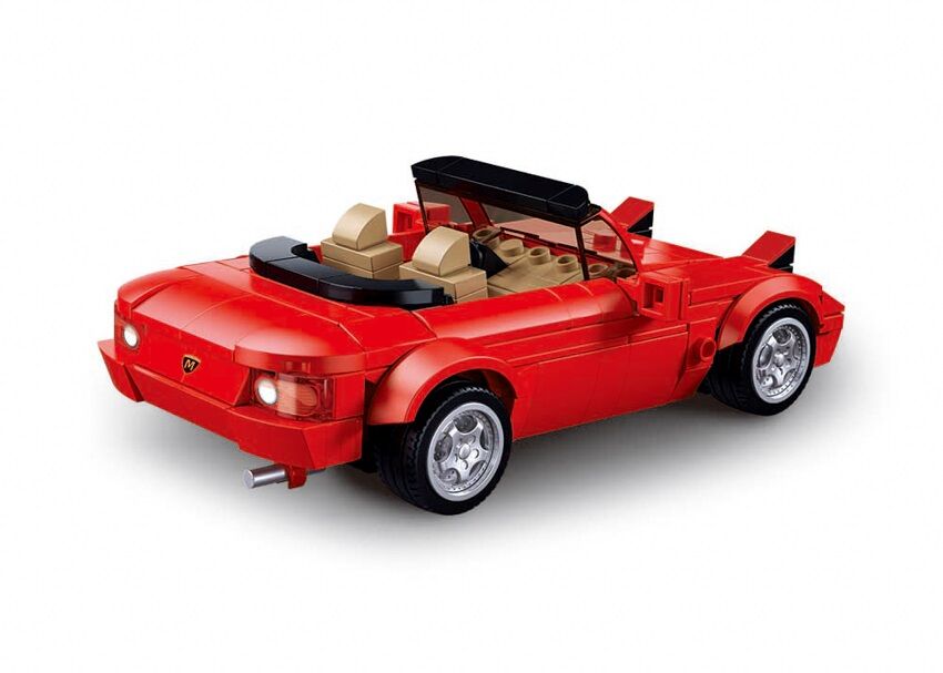 Sluban Model Bricks M38-B1128 Coche deportivo MX5 - Imagen 3