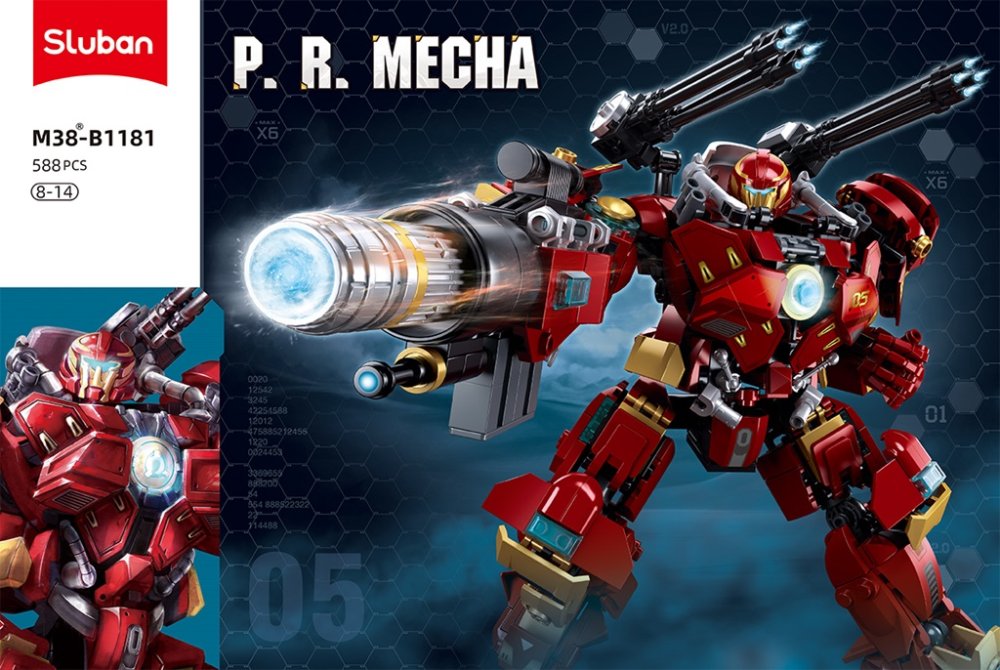 Sluban P.R. Mecha M38-B1181 Robot pusztító - Image 3