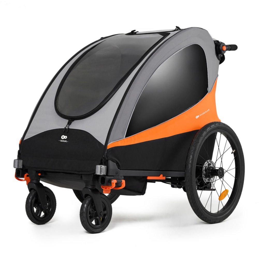 KINDERKRAFT Kinderwagen 3in1 Nava Sunny Orange – Bild 5