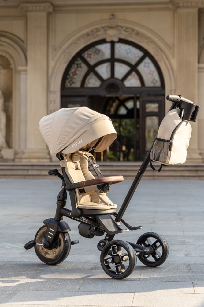 QPLAY Triciclo Comfo Max Coffee, 7 in 1, età 10-72 mesi - immagine 4