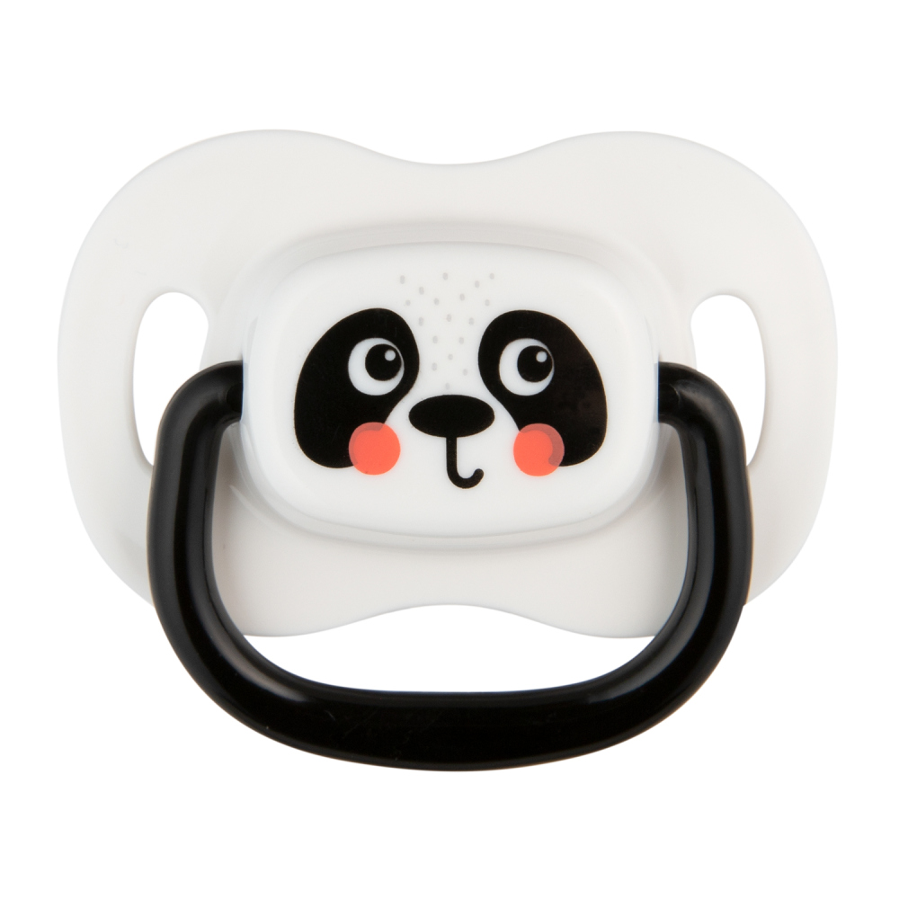 CANPOL BABIES Set de sucettes symétriques en silicone BabiesBoo 18m+ 2 pièces blanc – Image 6