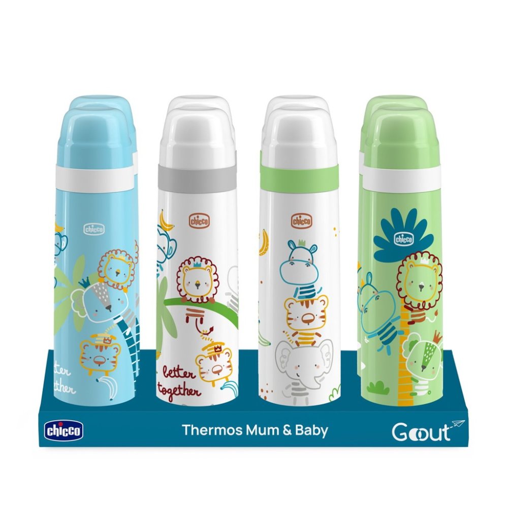 Termos CHICCO zielony z obrazkami 500 ml - obrazek 3