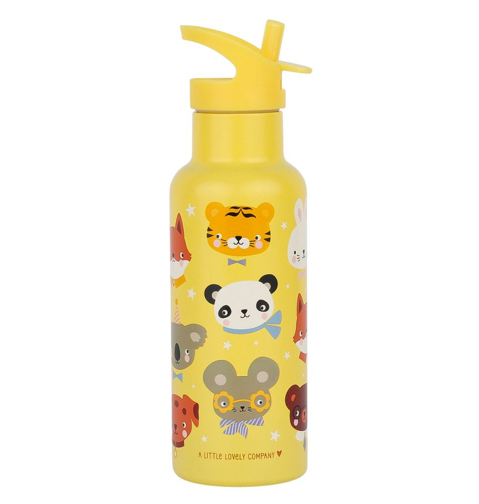 A Little Lovely Company - Botella de acero inoxidable para beber, 500 ml - Amigos animales - Imagen 3