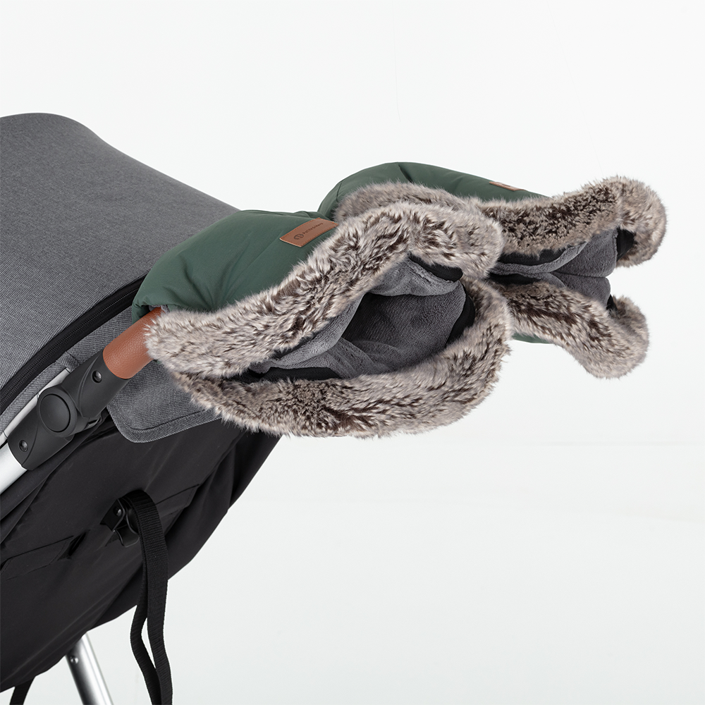 PETITE&MARS Manicotto/guanti Furry Veritable Khaki - immagine 7