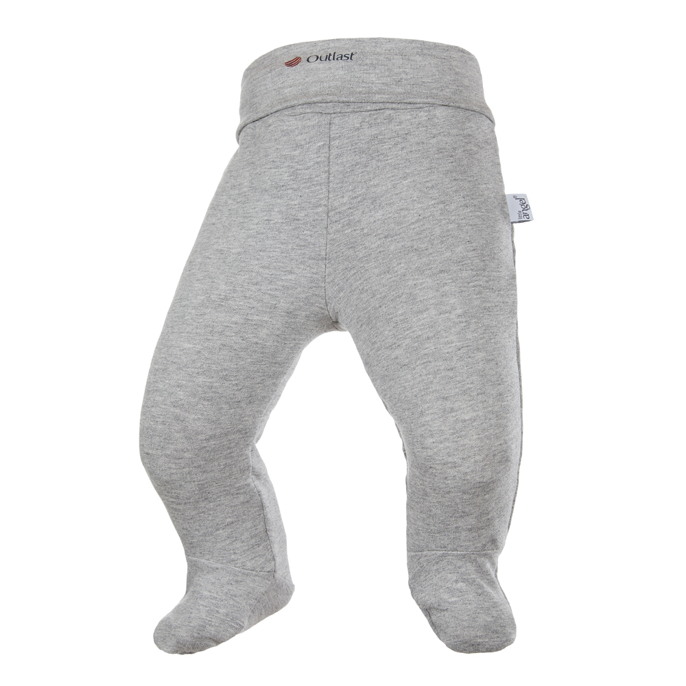 Pantuflas Outlast® con suela antideslizante - gris jaspeado 56