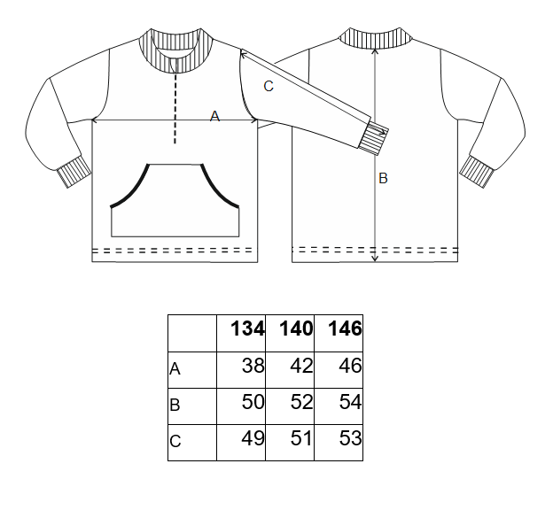 Sweat-shirt chaud à poche - rose 86 – Image 2