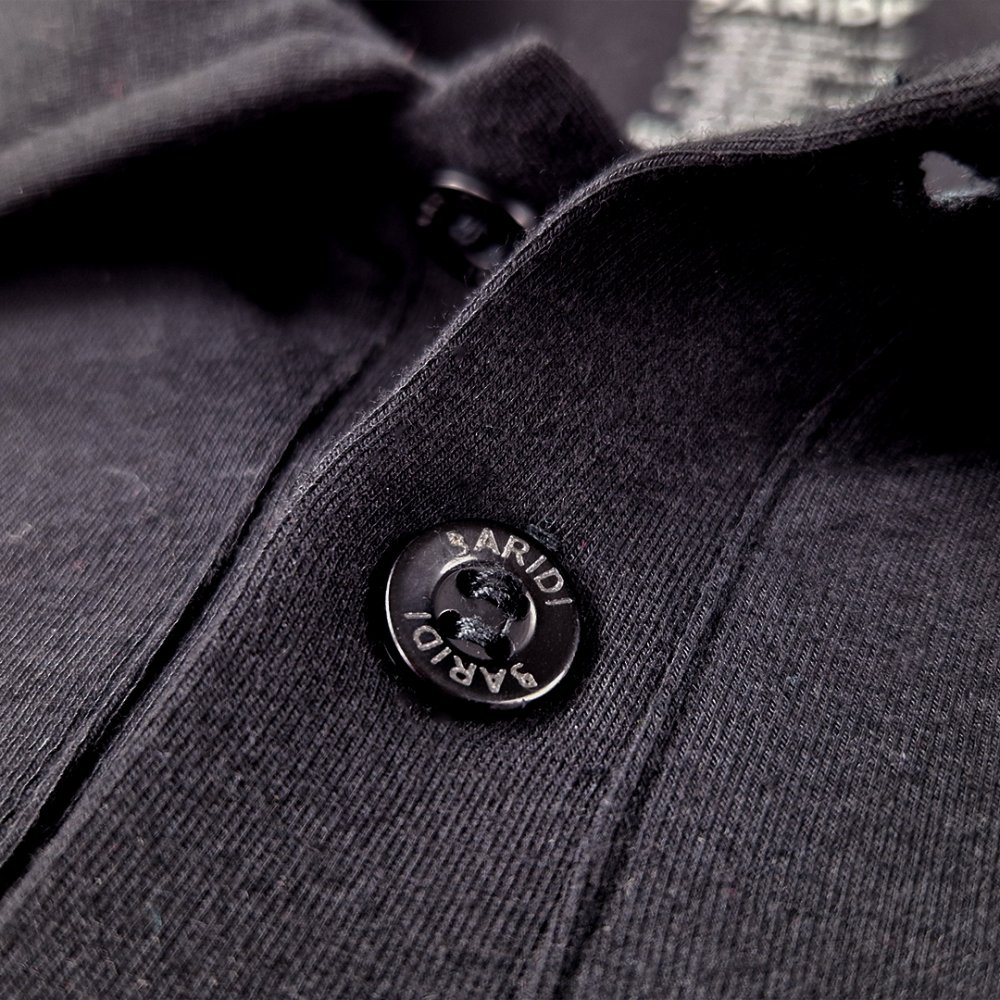 Herren Poloshirt KR dünn Outlast® - Schwarz S – Bild 2