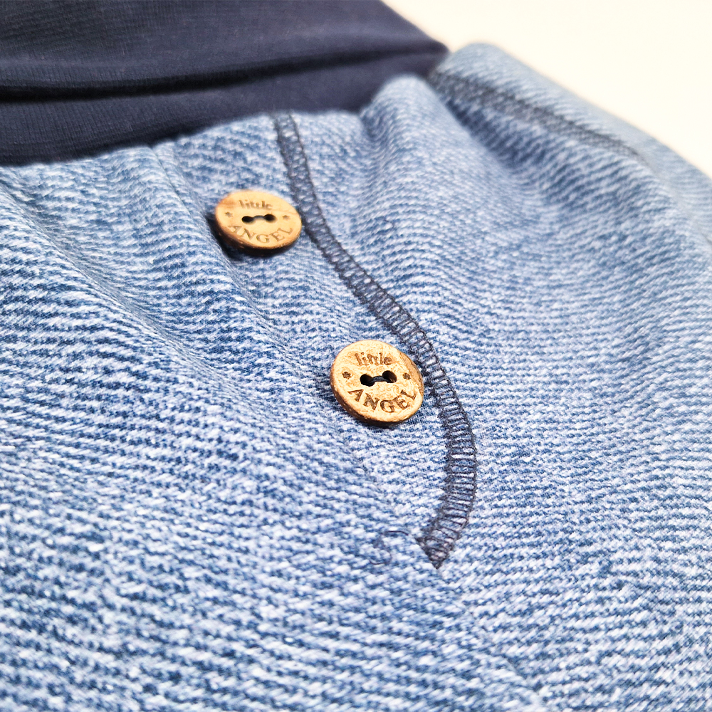 Pantalon de survêtement - chiné bleu 86 – Image 3