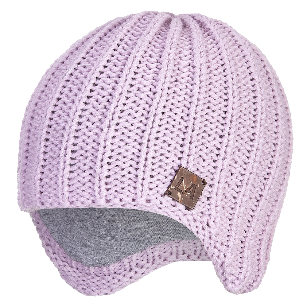 Berretto lavorato a maglia con paraorecchie Outlast ® - viola chiaro 1 | 36-38 cm