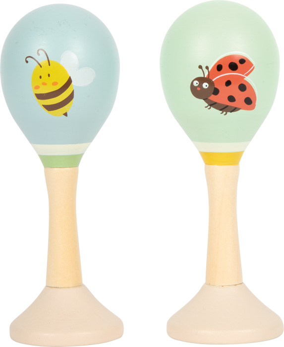 small foot Dřevěné rumba koule Včelka a Beruška sada 2 ks (obrázek 4)