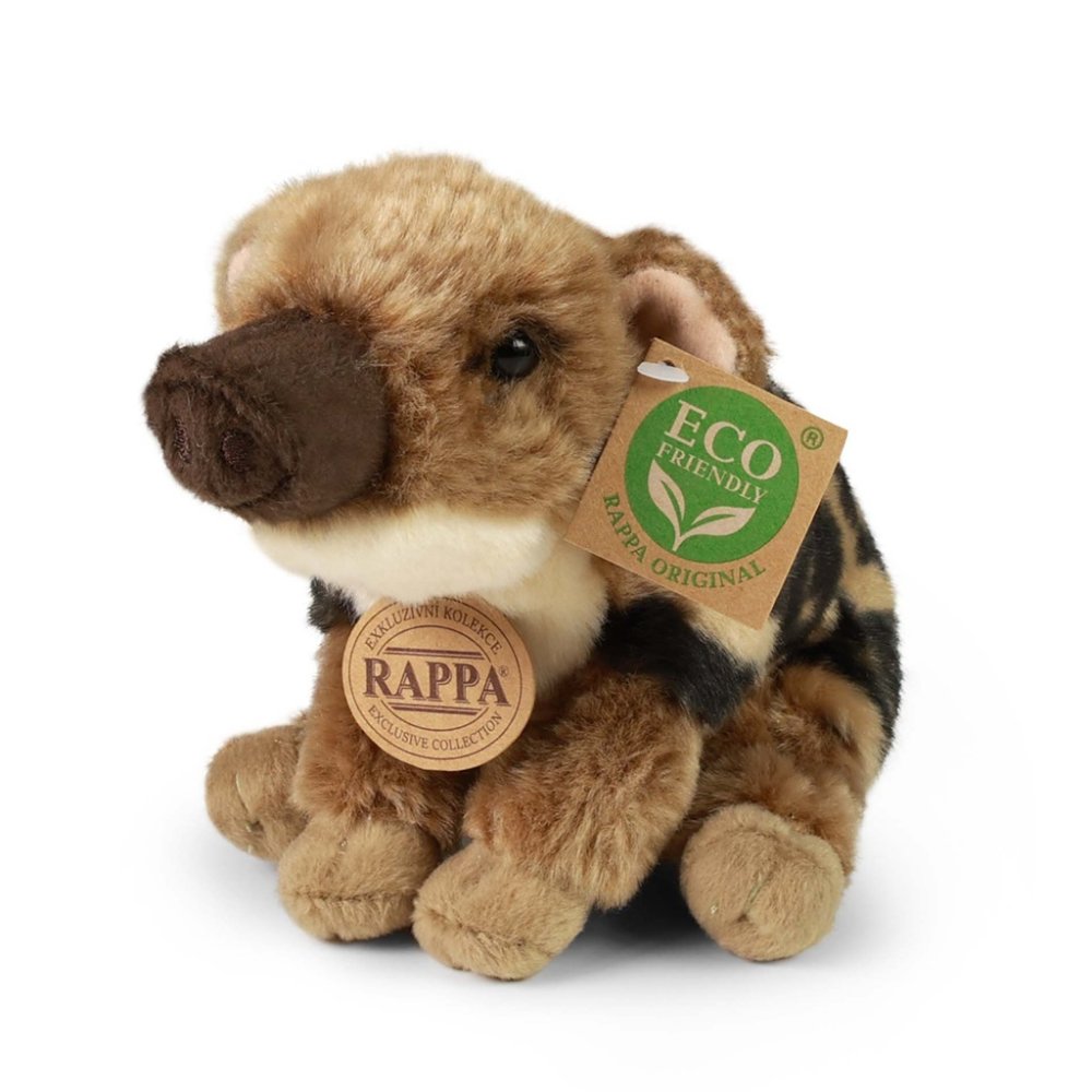 Rappa Plyšové mládě prase divoké sedící 20 cm ECO-FRIENDLY
