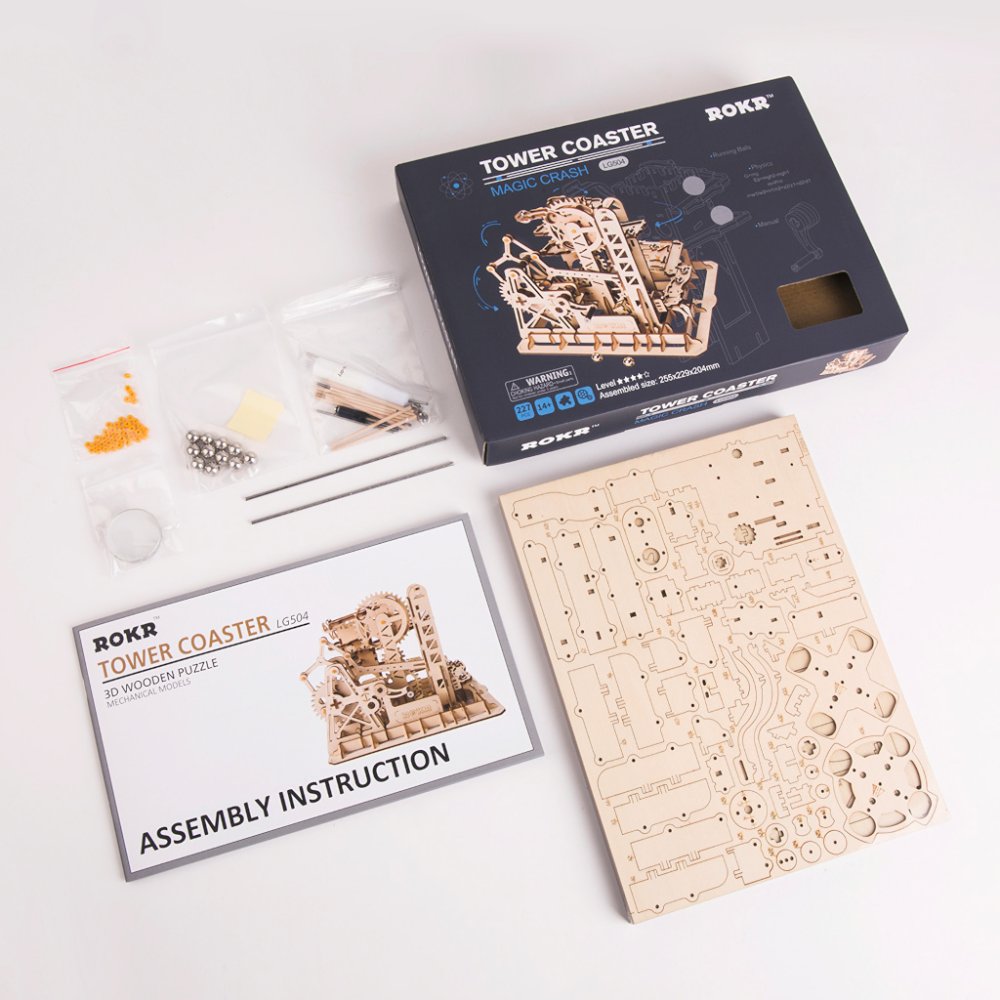 RoboTime 3D mechanická skládačka kuličkové dráhy Věž (obrázek 8)
