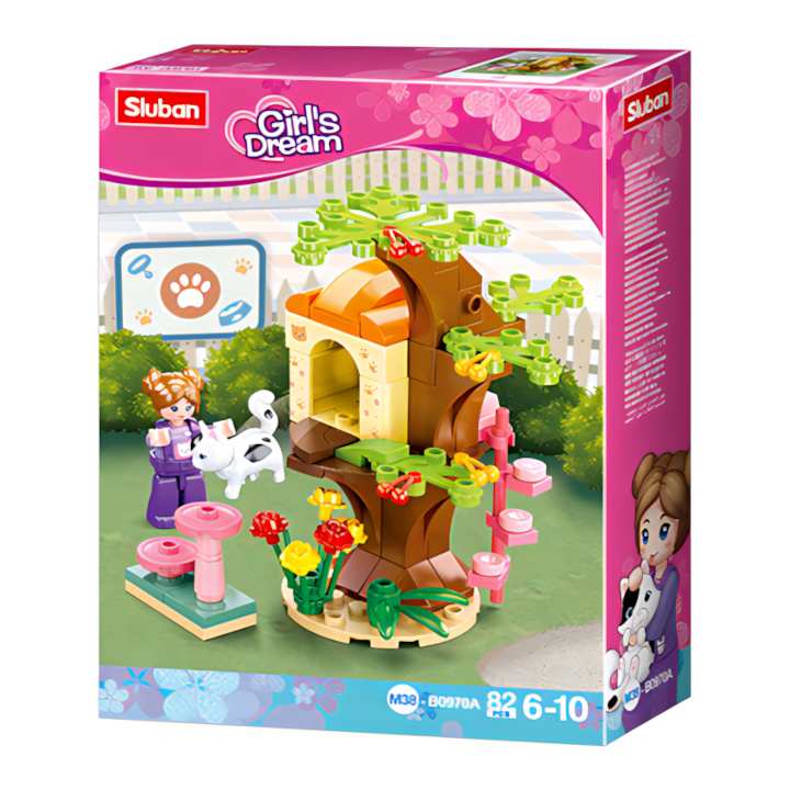 Sluban Girls Dream M38-B0970A Kočičí domeček na stromě (obrázek 2)