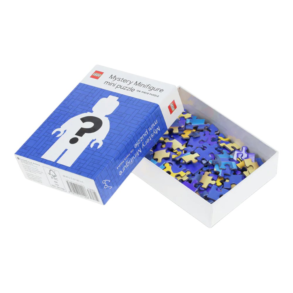 Chronicle Books Puzzle LEGO® Tajemná minifigurka Modrá edice 126 dílků (obrázek 2)