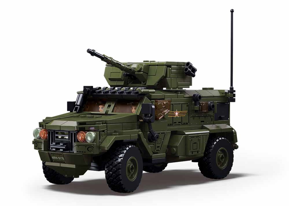 Sluban Model Bricks M38-B1179 Obrněné bojové vozidlo Typhoon VDVS v měřítku 1:35 (obrázek 4)