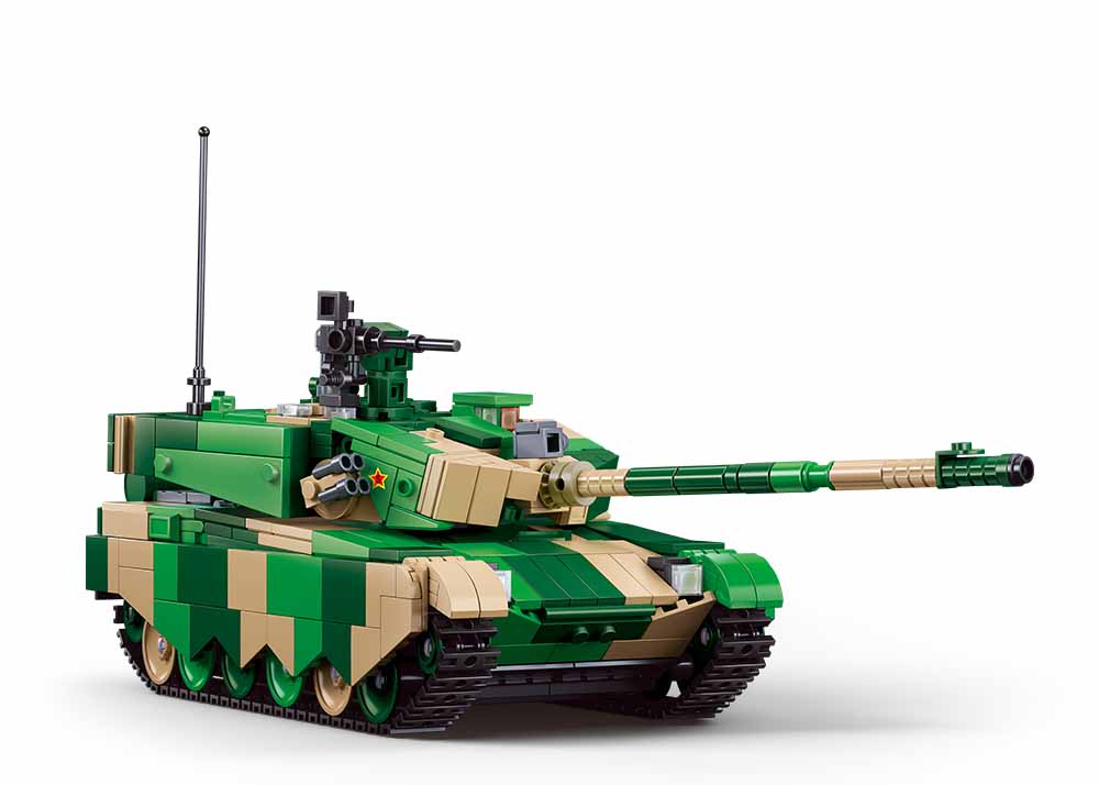 Sluban Power Bricks M38-B7071 R/C ZTZ-99AS Tank na dálkové ovládání (obrázek 3)