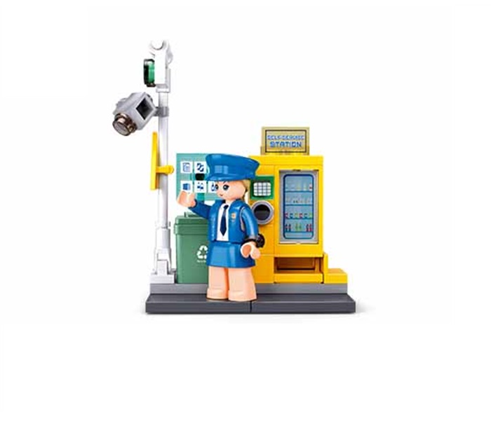 Sluban Metropolis M38-B1217A Policejní hlídka na tříkolce (obrázek 3)