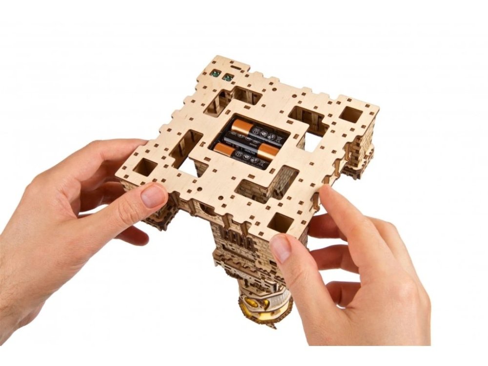 Ugears 3D dřevěné mechanické puzzle Alexandrijský maják (obrázek 4)