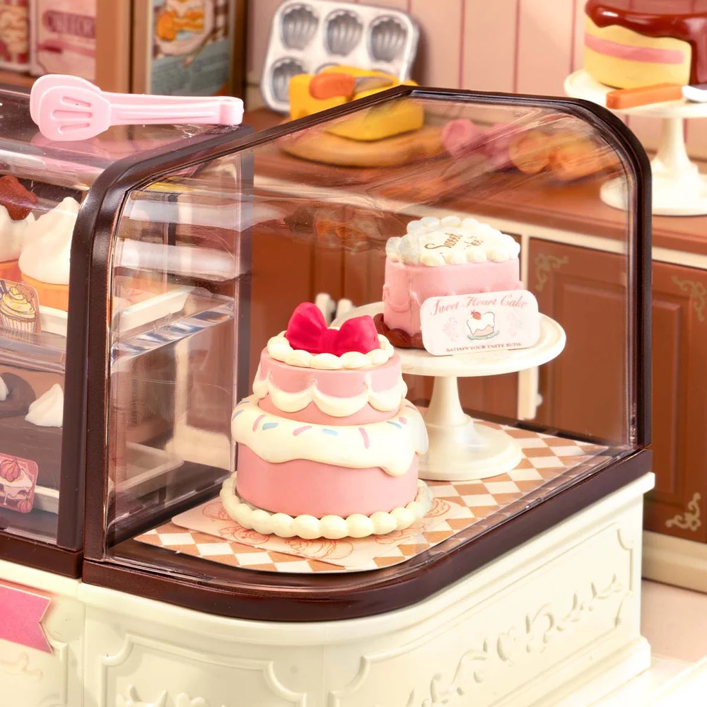 RoboTime 3D dřevěná skládačka Miniatura domečku Cukrárna Tasty (obrázek 5)