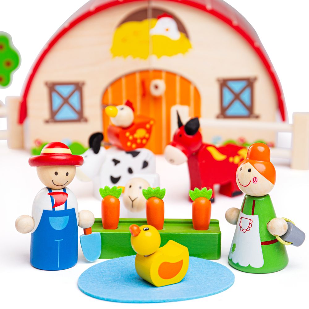 Bigjigs Toys Farma v kufříku (obrázek 3)