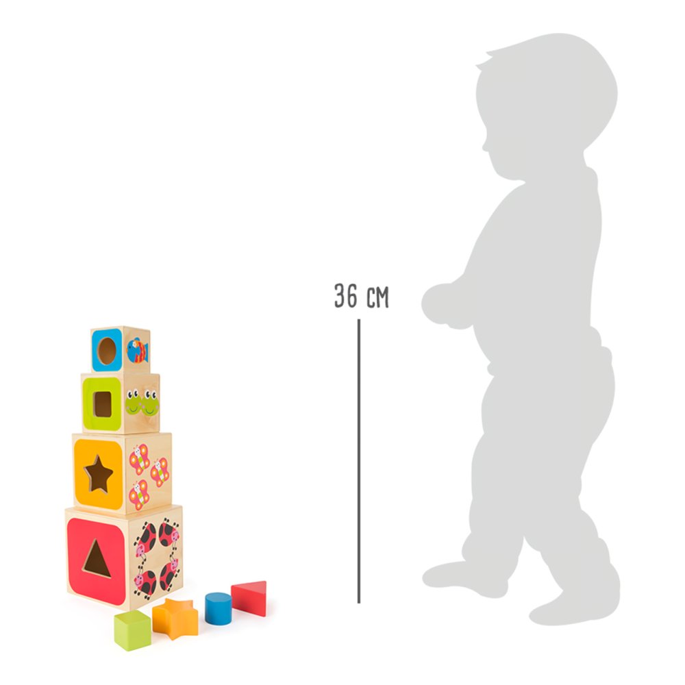 small foo Didaktické vkládací kostky ABC (obrázek 3)