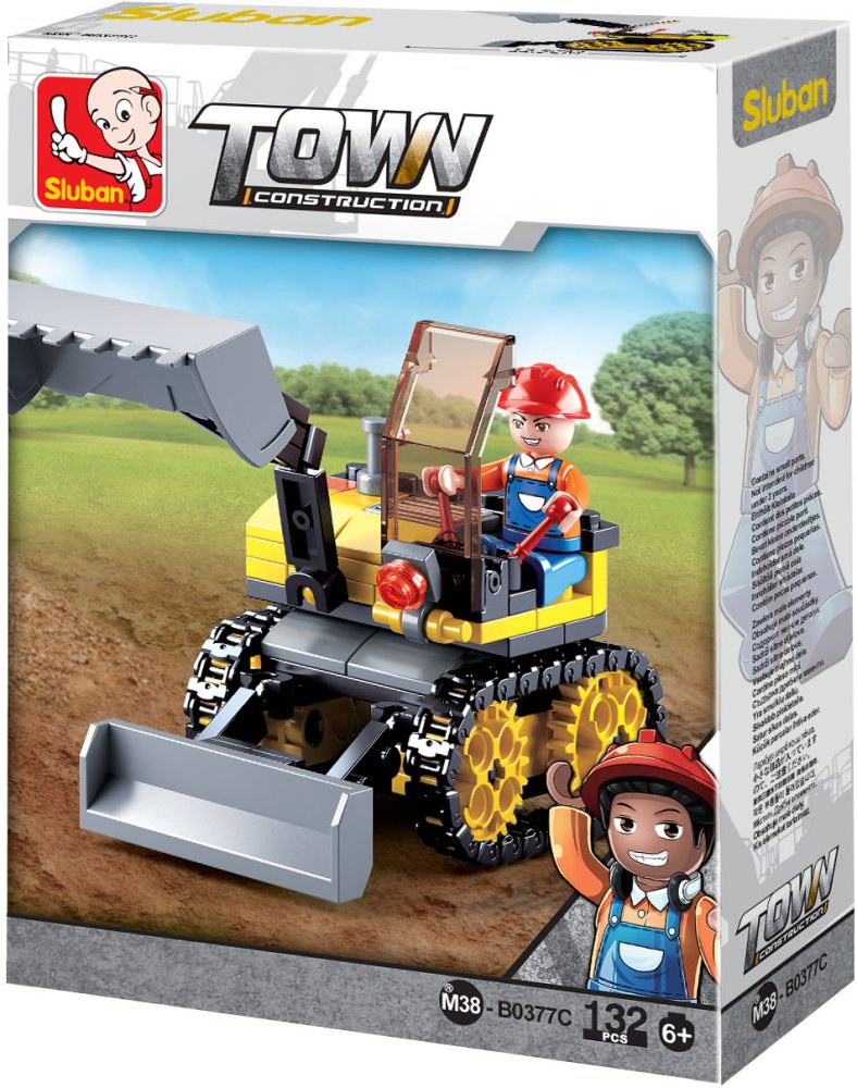 Sluban Town Stavitelé M38-B0377C Malý pásový bagr (obrázek 3)