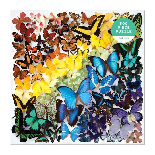 Galison Puzzle Duhoví motýli 500 dílků (obrázek 3)