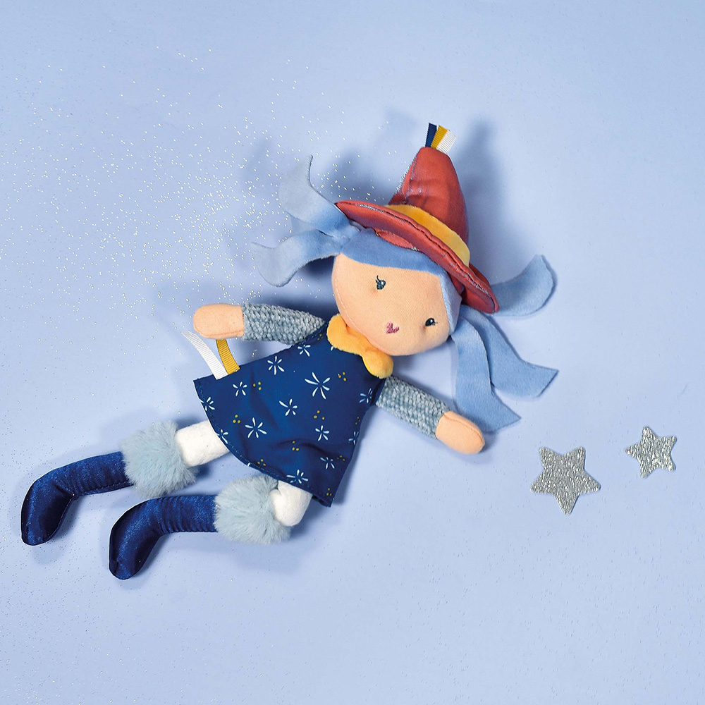 Doudou Jolijou Látkové panenky Čarodějnice 24 cm (obrázek 6)
