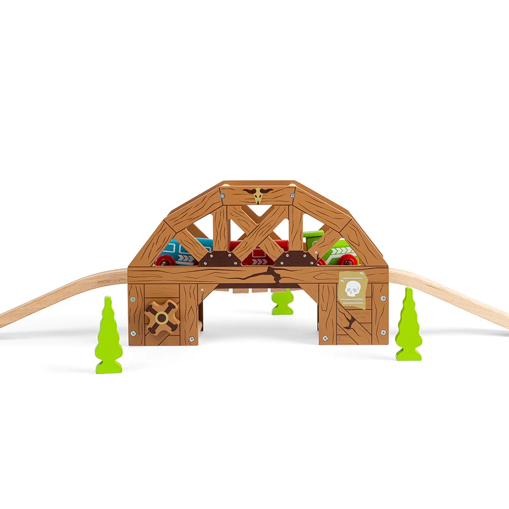 Bigjigs Rail Dřevěný padající most (obrázek 5)