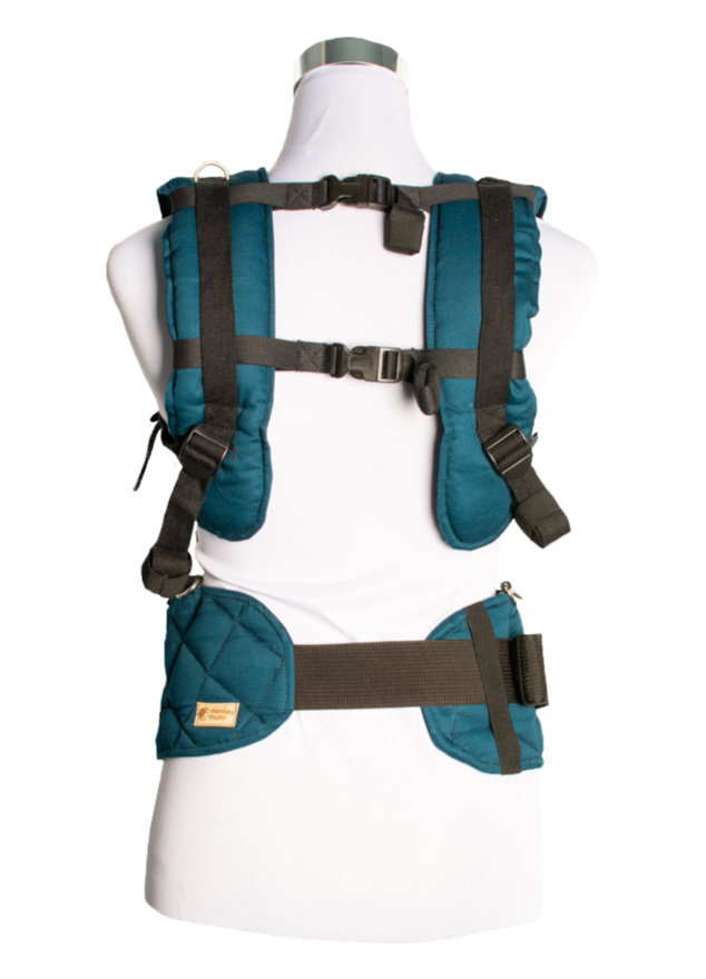 Monkey Mum® Carrie Ergonomic Growing Carrier - Azure Water