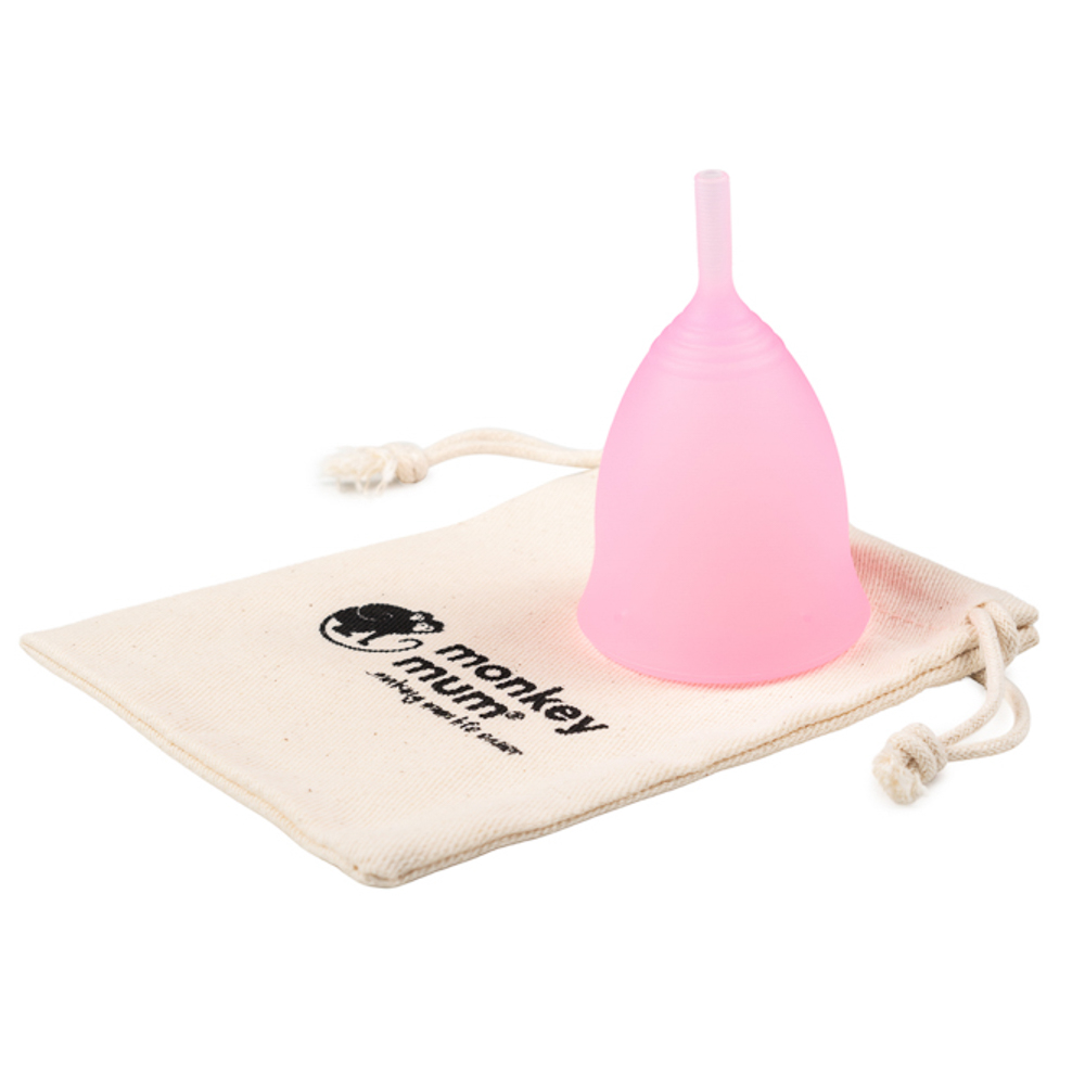 Monkey Mum® Menstrual Cup - Gentle Lily - S Light Pink,Monkey Mum® Menstrual Cup - Gentle Lily - S Light Pink
