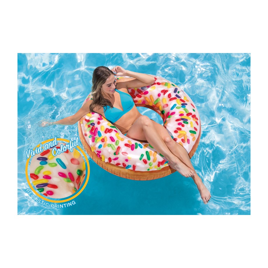 INTEX Aufblasbarer Donut-Kreis 114 Cm, Ab 9 Jahren