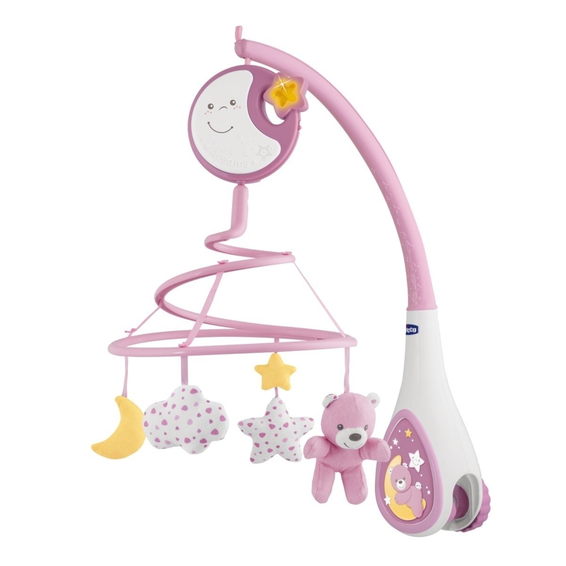 CHICCO Carousel Over The Crib And Hanging Toy 3 In 1 Next2Dreams Pink 0m+