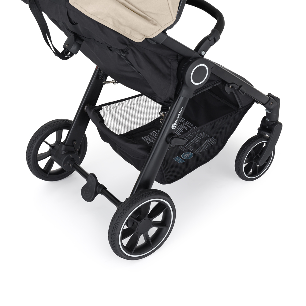 PETITE&MARS Barnvagn Street+ RWS Black Sahara Beige 2