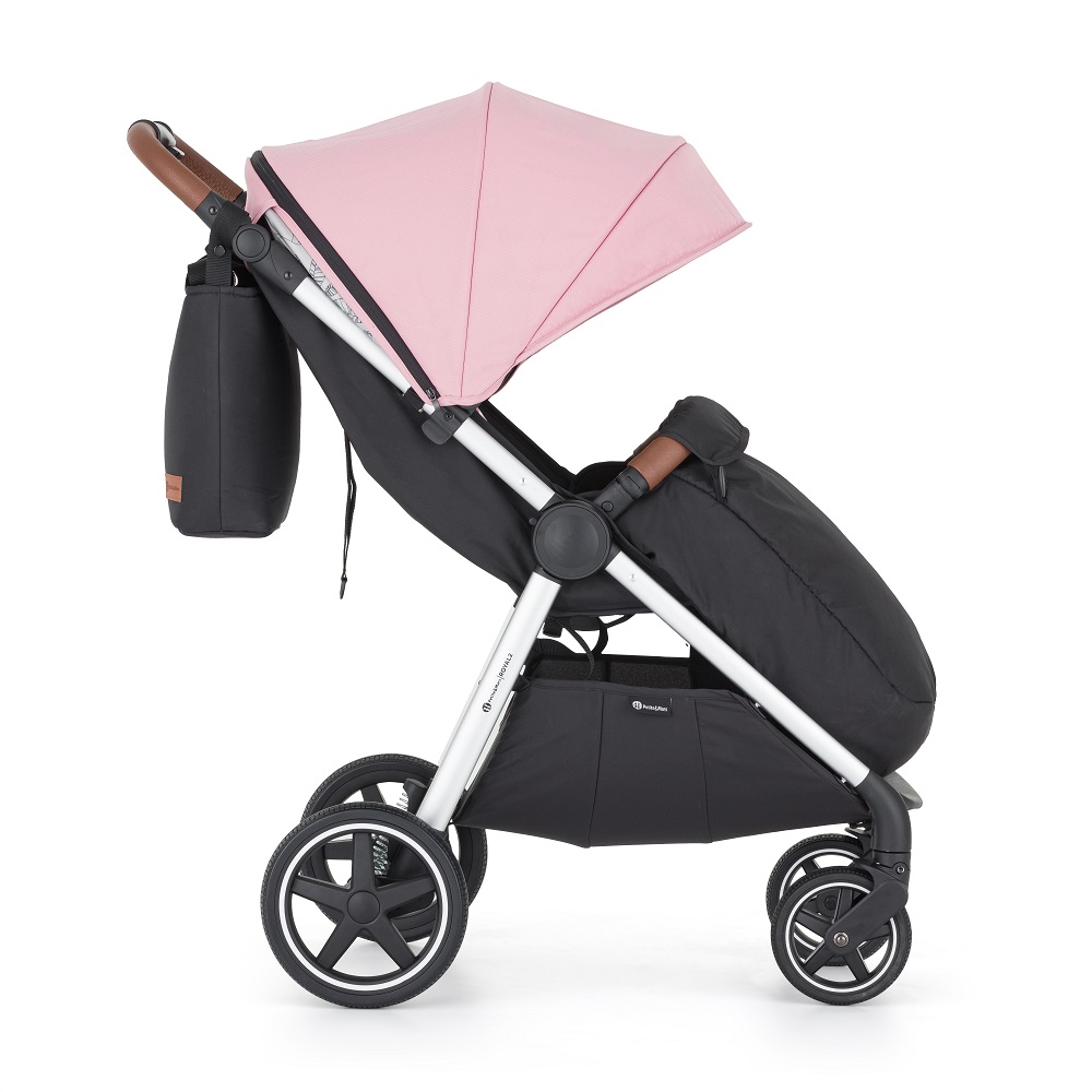 PETITE&MARS Sportkinderwagen Royal2 Silver Rose Pink + PETITE&MARS Tasche Jibot GRATIS