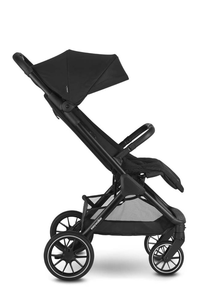 EASYWALKER Sportkinderwagen Jackey XL Shadow Black + PETITE&MARS Tasche Jibot GRATIS