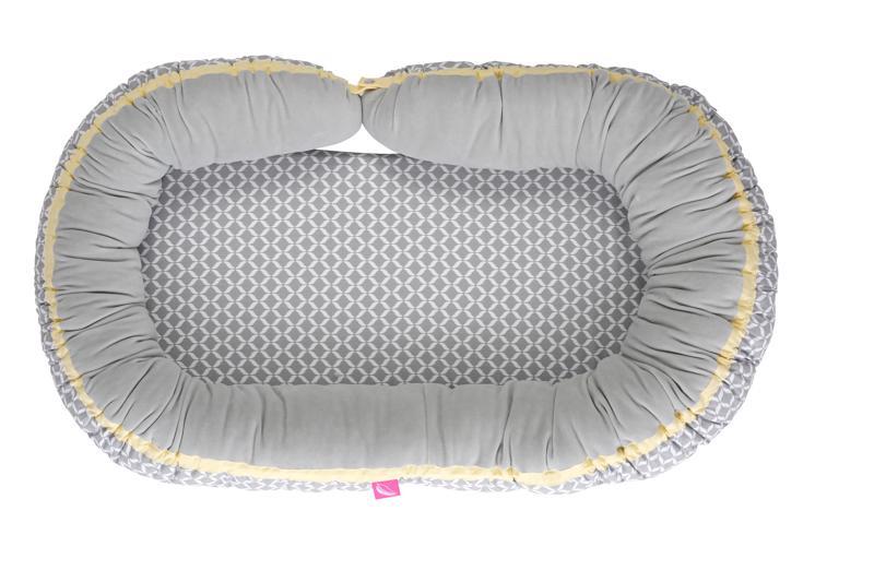 MOTHERHOOD Nest For Baby 2in1 Gray Classics 95x62 Cm