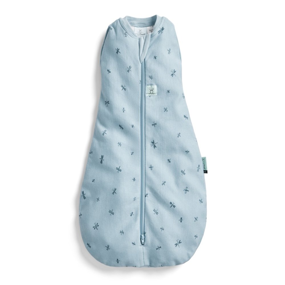 ERGOPOUCH Puck- Und Schlafsack 2in1 Cocoon Dragonflies 3-6 M, 6-8 Kg, 0,2 Tog