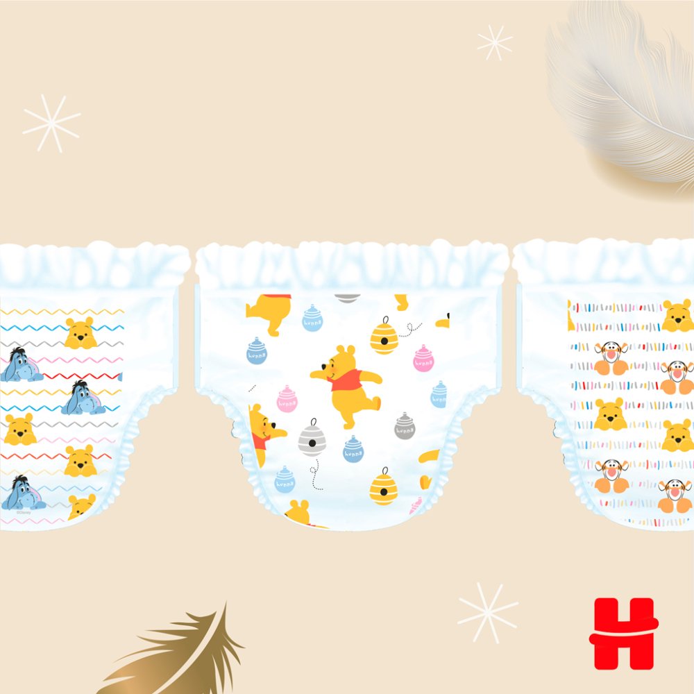 HUGGIES® Pleny Jednorázové Extra Care 3 (6-10 Kg) 40 Ks