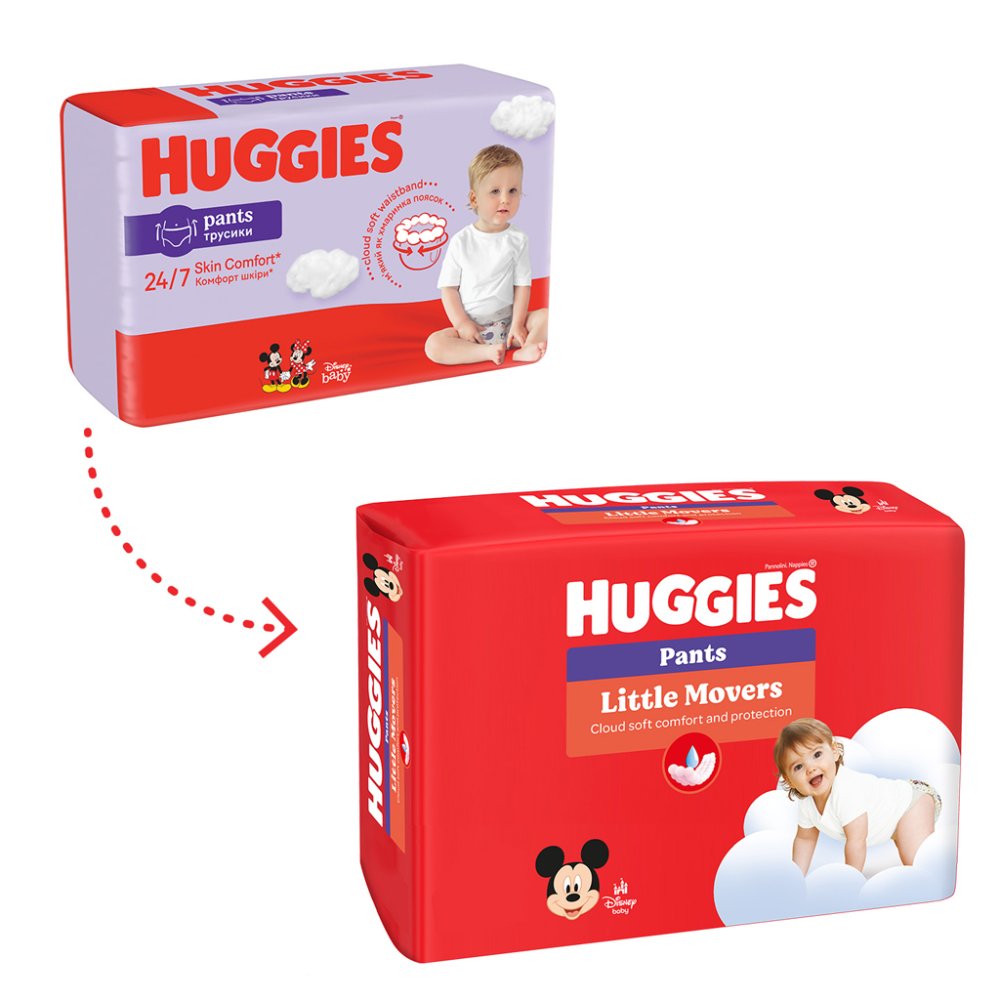 HUGGIES® Pants Kalhotky Plenkové Jednorázové 6 (15-25 Kg) 30 Ks