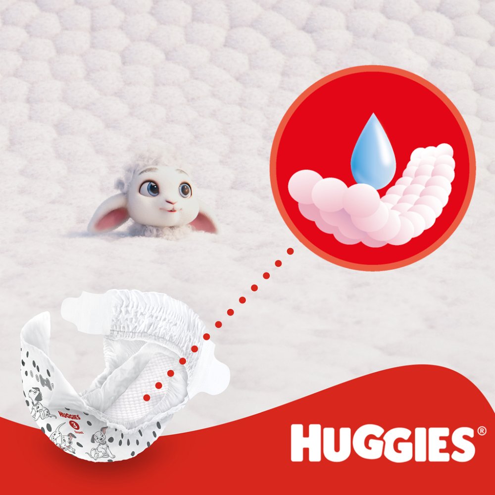 Scutece HUGGIES® De Unică Folosință Little Movers 5 (11-25 Buc) 58 Buc