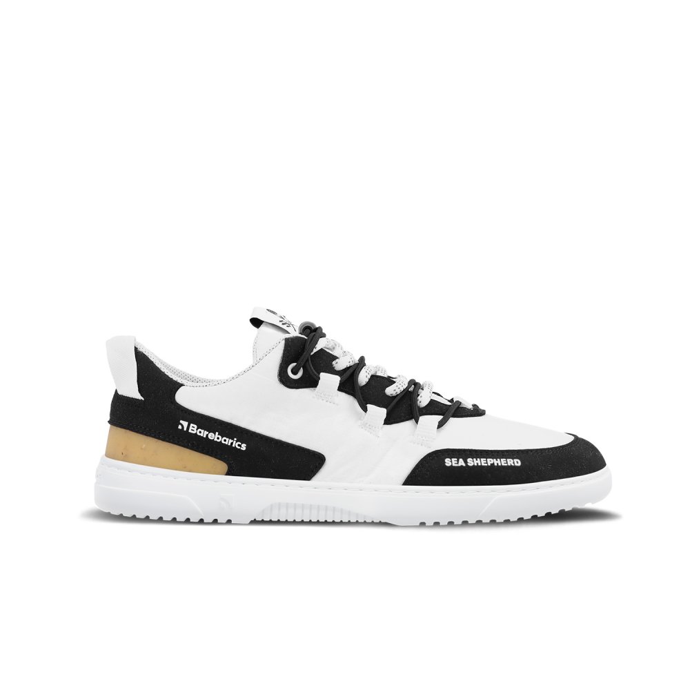 Barfuß-Sneaker Barebarics Revive X Sea Shepherd - Orca 46 White