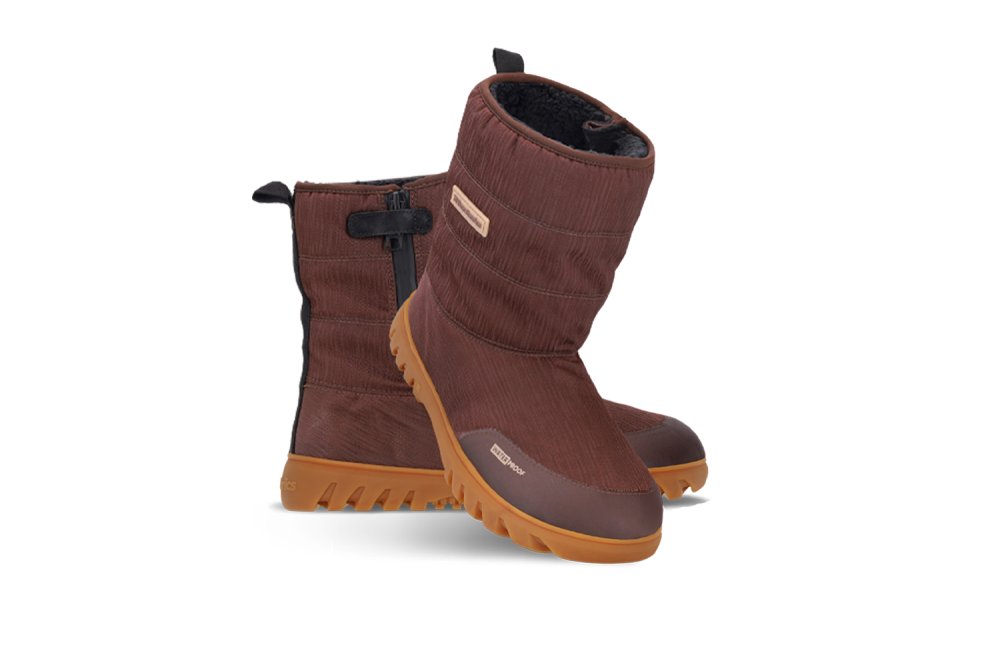 Zimní Barefoot Boty Barebarics PolarStride - Copper Brown 43 Brown