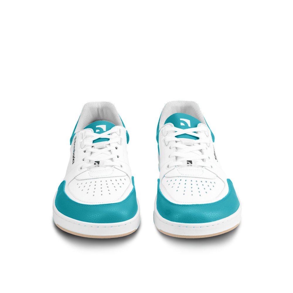 Barebarics Wave Barefoot Sneakers - Wit En Donker Turquoise 39 Turquoise