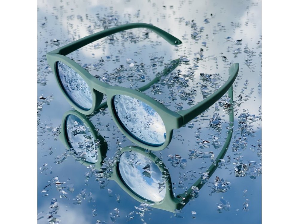 Lunettes de soleil LITTLE KYDOO Miroir Bleu UV 400, polarisées 2-4 ans – Image 3