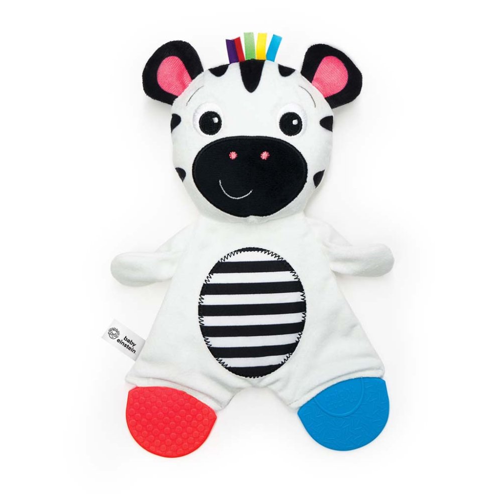 BABY EINSTEIN Gryzak pluszowy sensoryczny Zebra Zen ™ 0m +