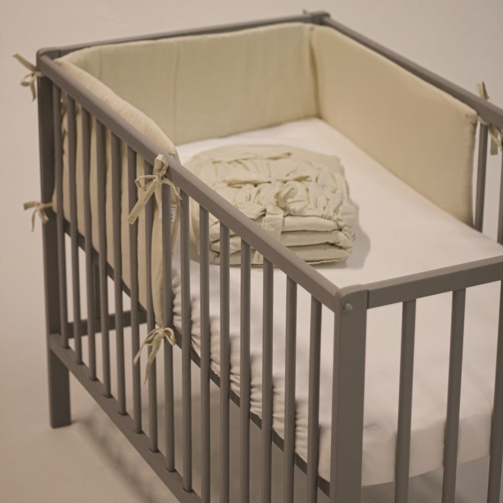 PETITE&MARS Paracolpi di protezione per culla TILLY Grigio Chiaro 180 cm - immagine 6