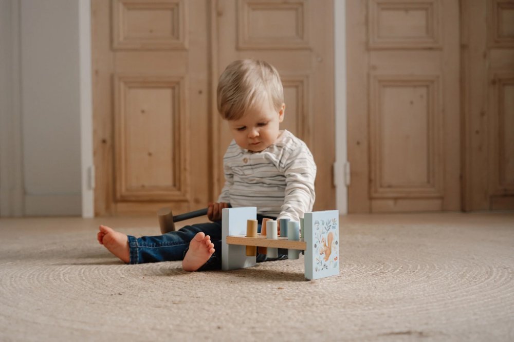 LITTLE DUTCH Zatloukačka dřevěná Forest friends (obrázek 6)