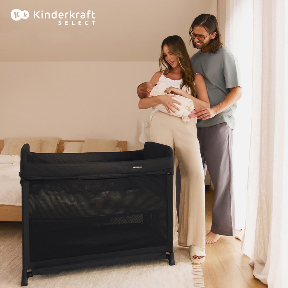 KINDERKRAFT SELECT Lit de voyage Moon Dream Black – Image 4